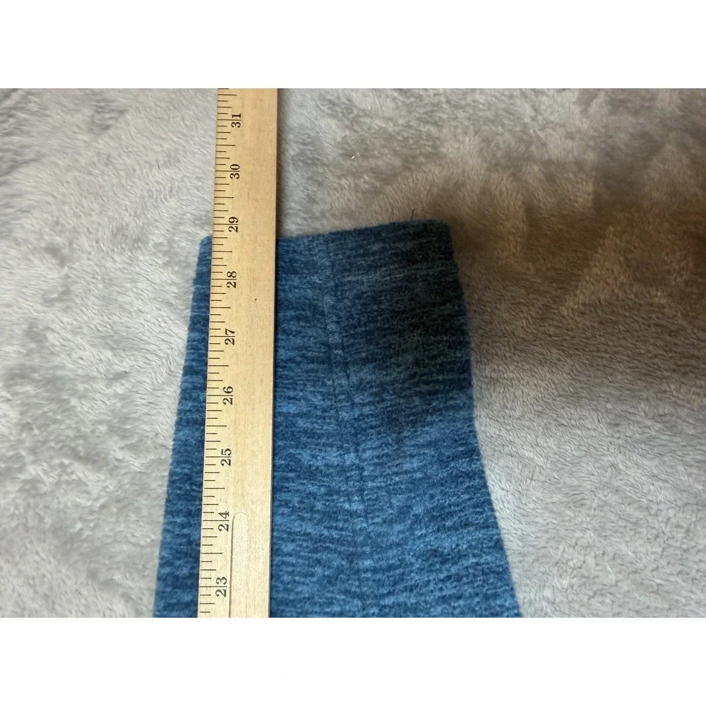 Tommy Bahama Half Zip Pullover Mens S Blue Heather Fleece Sweater Jacket Golf